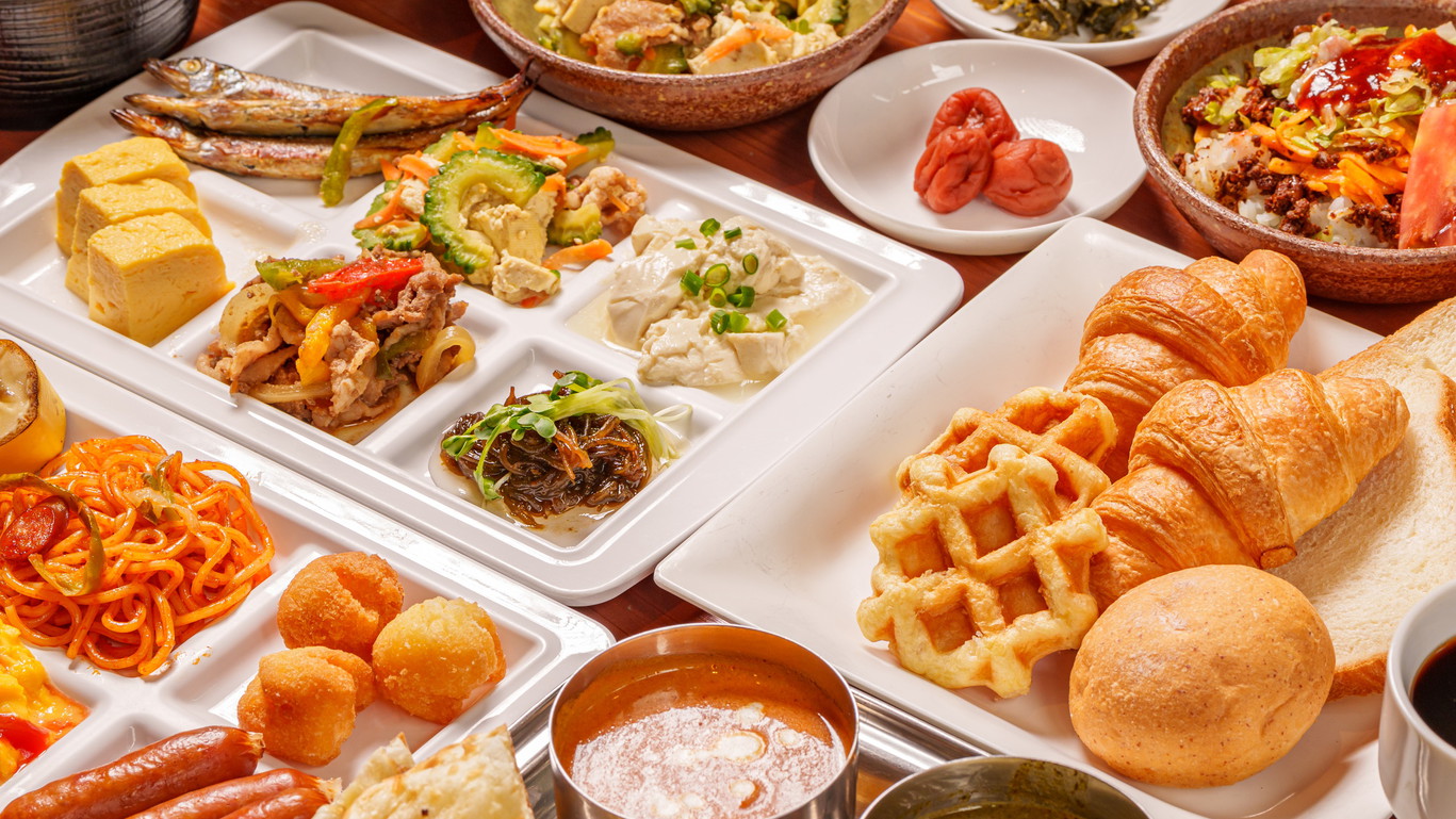 【早割14】朝食バイキング付プラン　早めのご予約でお得に宿泊！ ■約40種類の和洋バイキング