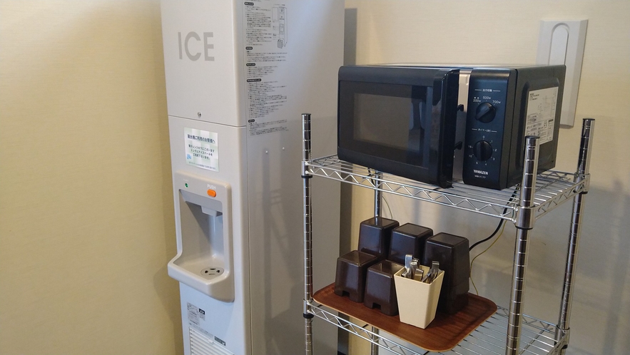 ビズコート　1階　製氷機　電子レンジ