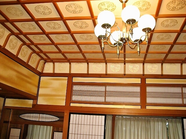 貴賓室　雲井の間の天井
