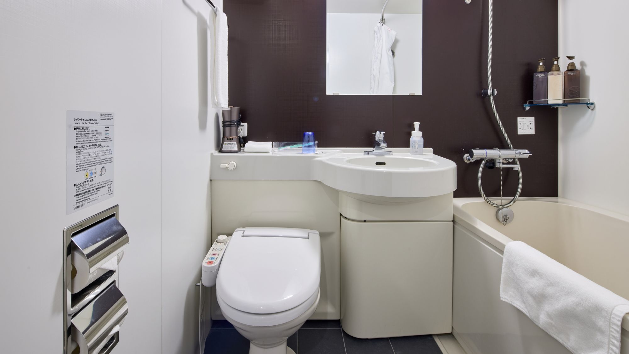 シングルルーム　トイレ・バスルーム