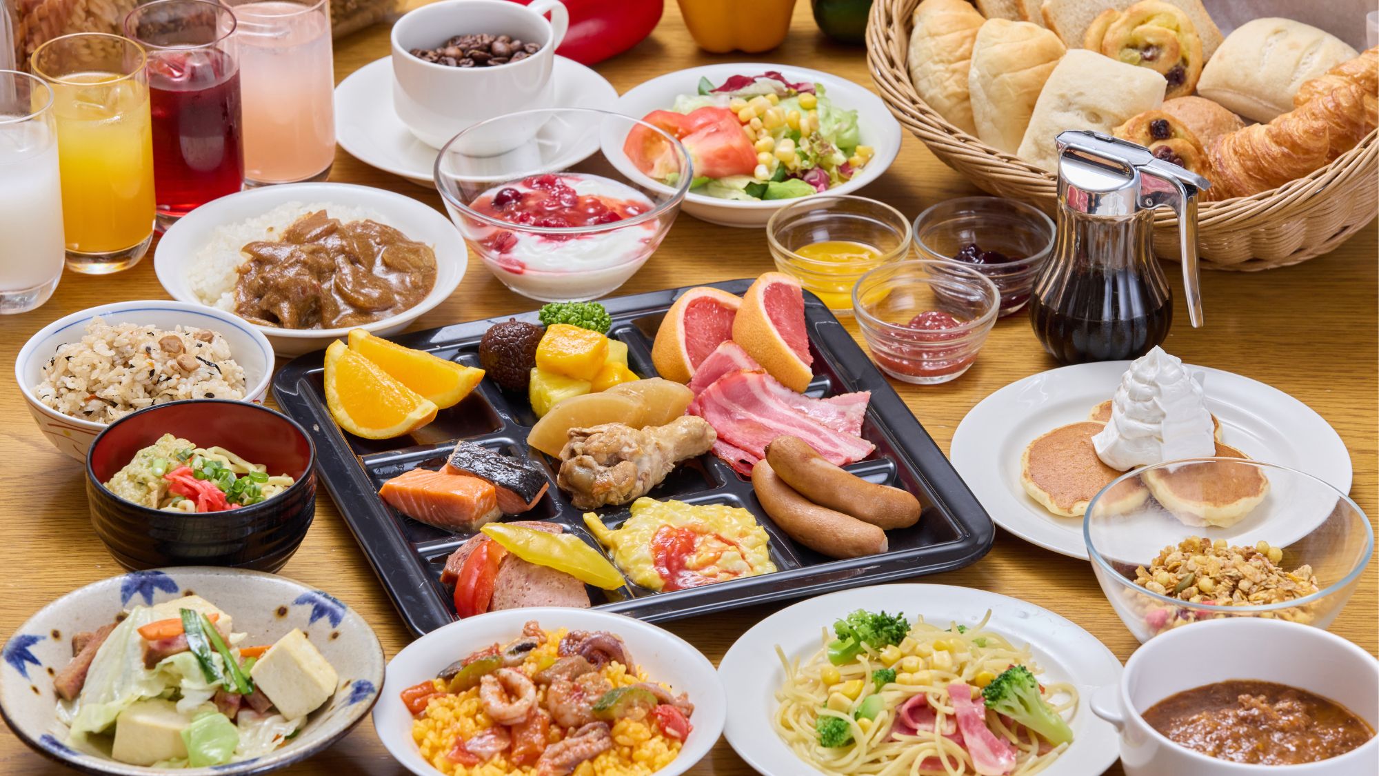 朝食ビュッフェ