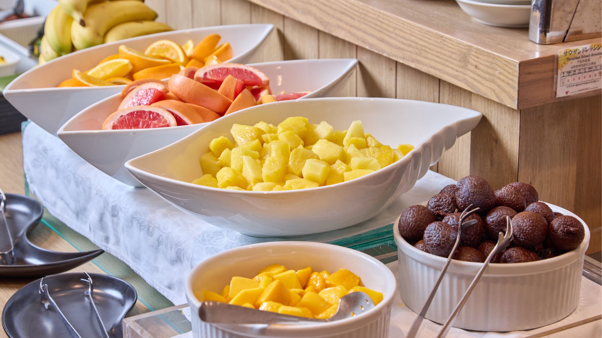 朝食ビュッフェ