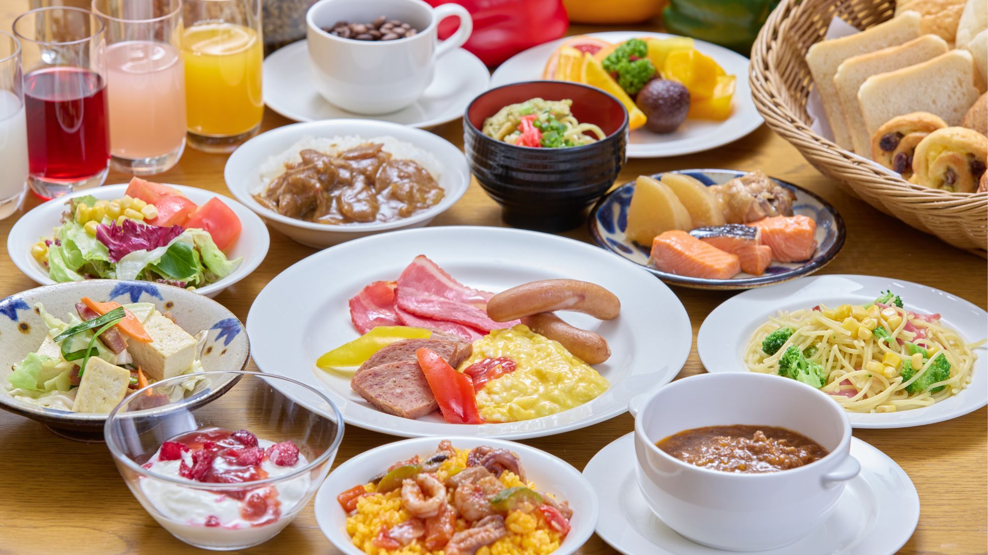 朝食ビュッフェ