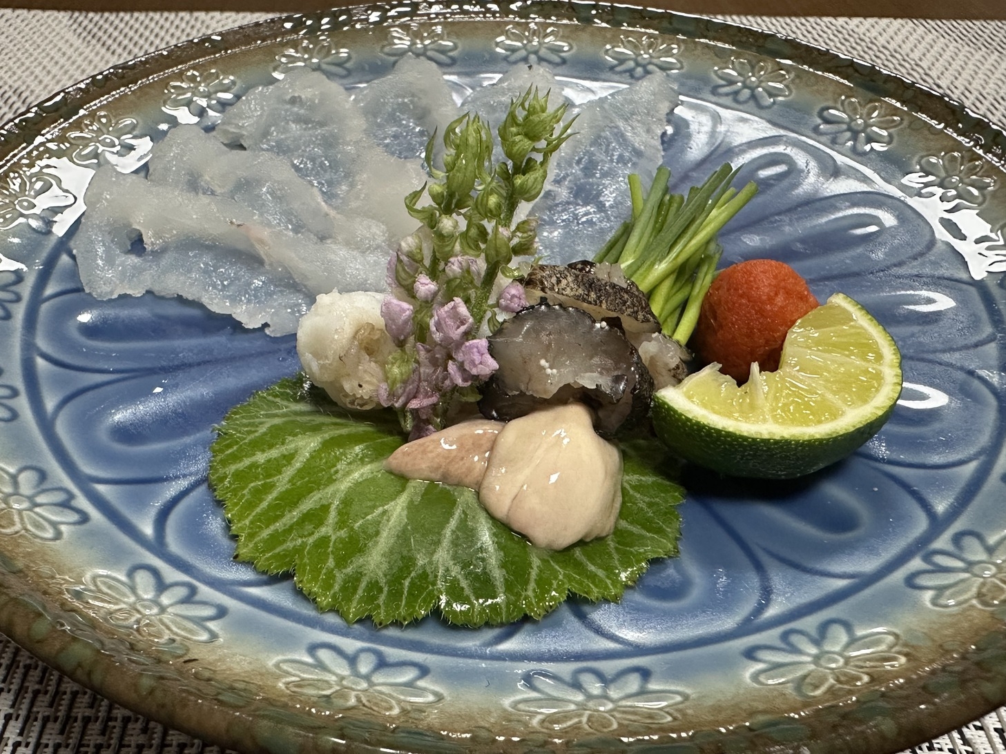 【9月限定】 厳つい姿からは想像できない美味しさ 『天然鬼虎魚(オニオコゼ）付スタンダードプラン』