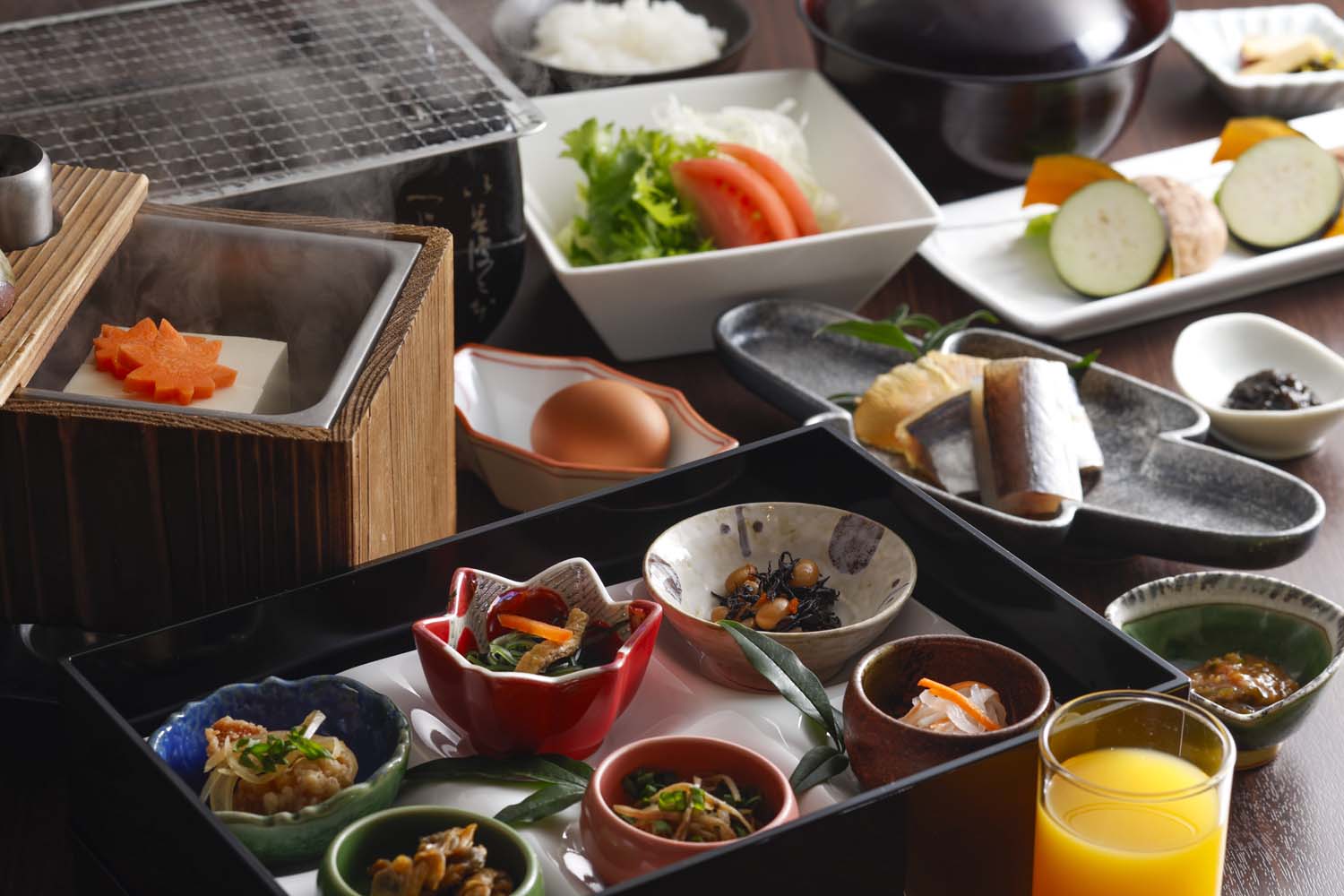 地魚の干物付朝食