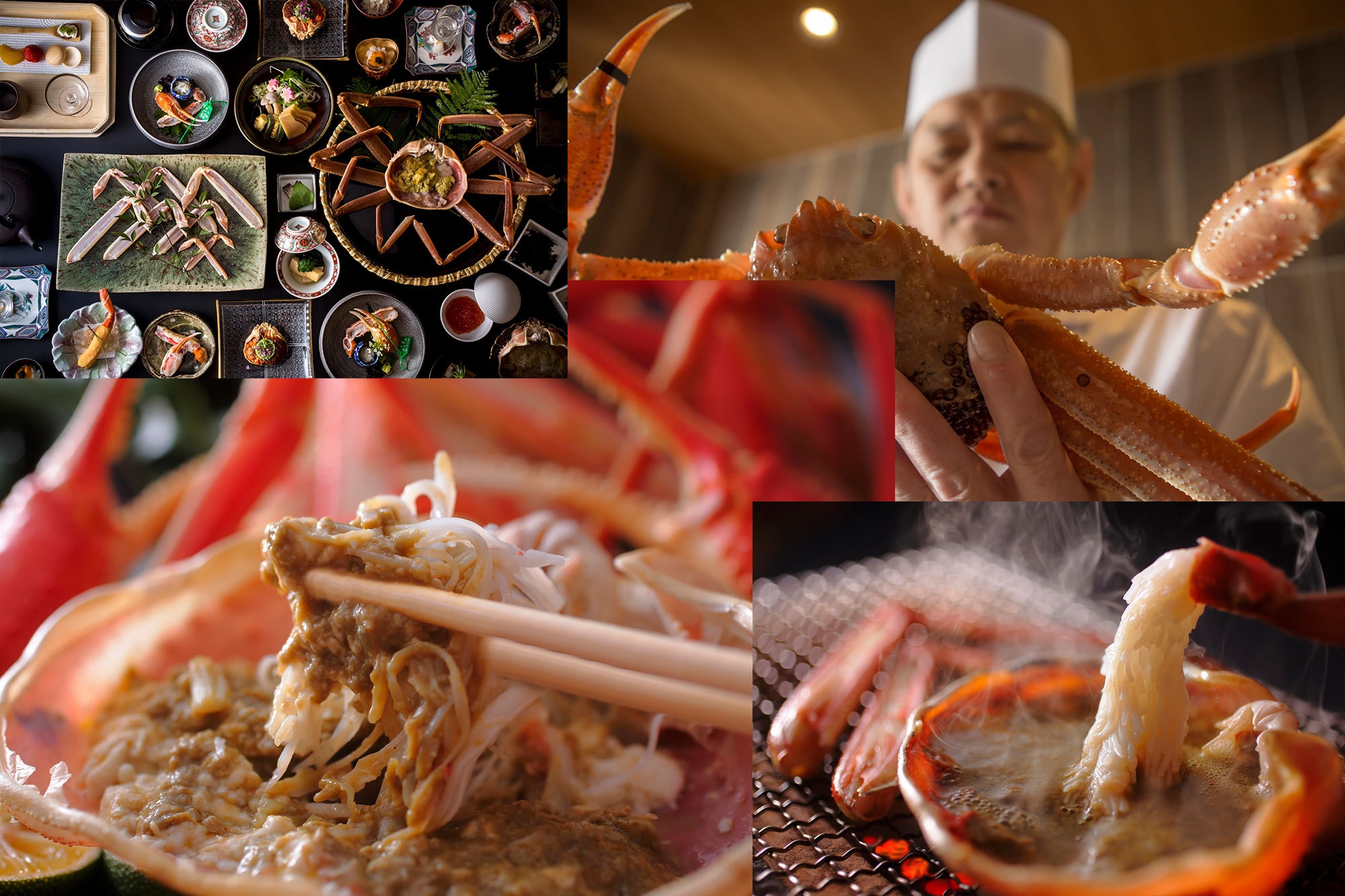 ＜特撰＞蟹料理のルーツを味わう『間人の伝統活がに料理：松（茹で蟹付き）』※間人蟹ではございません