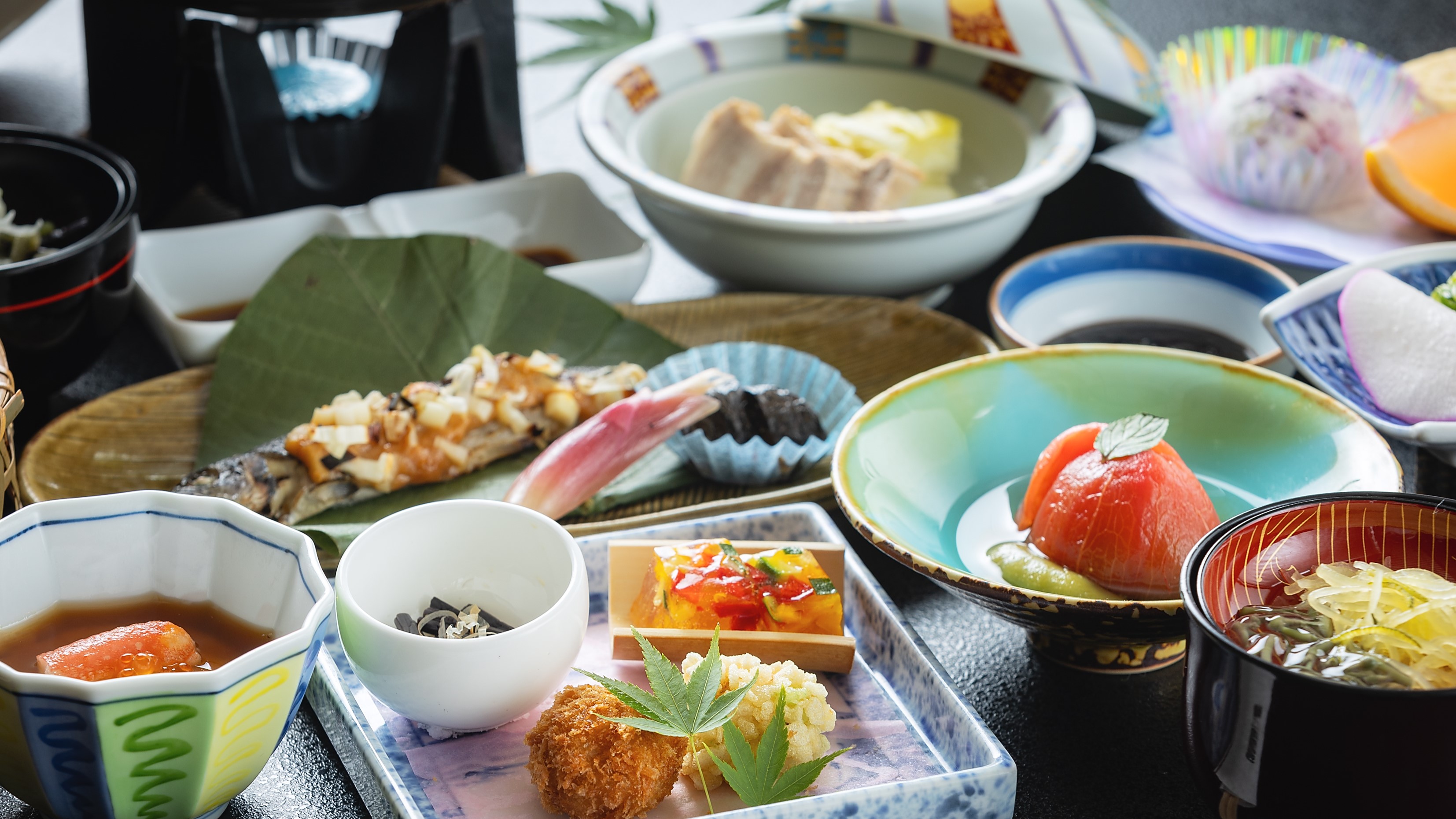 月替わり和食膳　夏のお料理イメージ