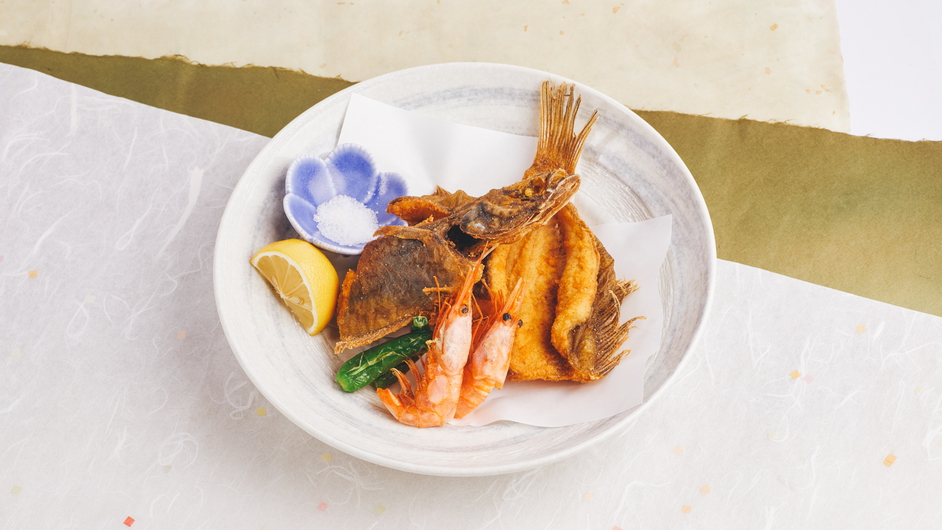 【日帰り昼食】夏の海会席　〜香住の旬魚や但馬牛、地元野菜など香住の食材をふんだんに〜