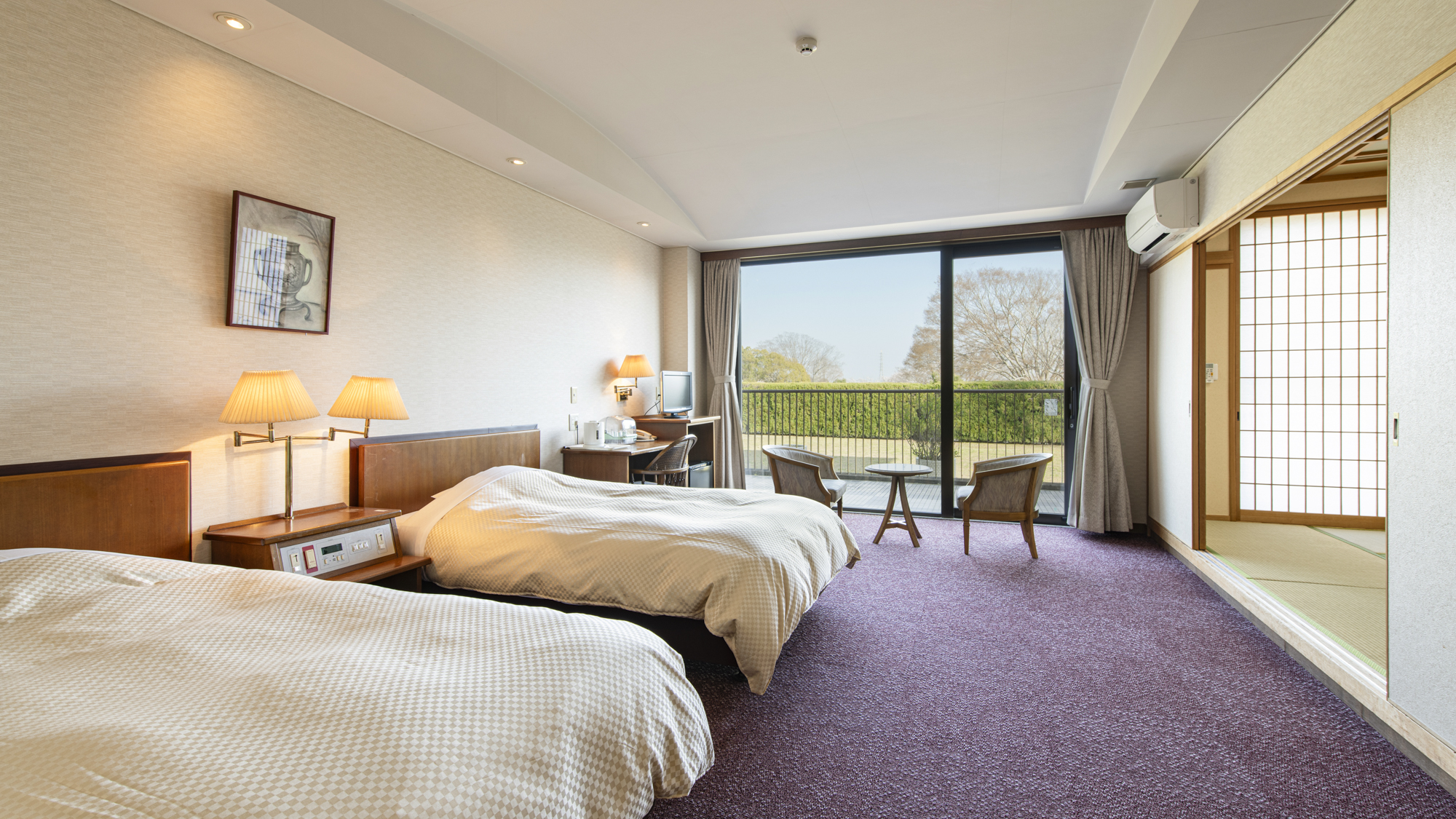 *【別館和洋室(バリアフリー対応)】赤ちゃんからお年寄りまで快適にお過ごしいただけます。