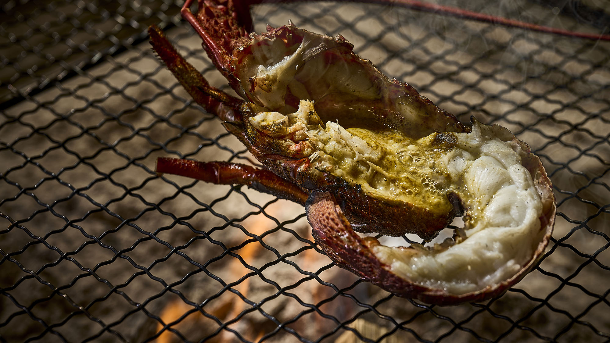 【伊勢海老薪焼き】身に凝縮された甘みと香ばしさが絶品！贅沢な香りと食感を同時にご体感下さい