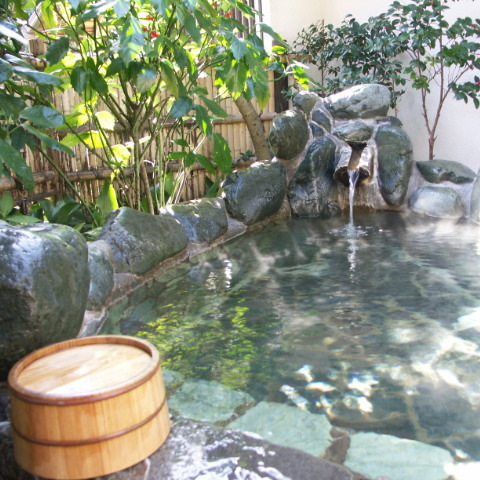 Guest room open-air bath Washizu