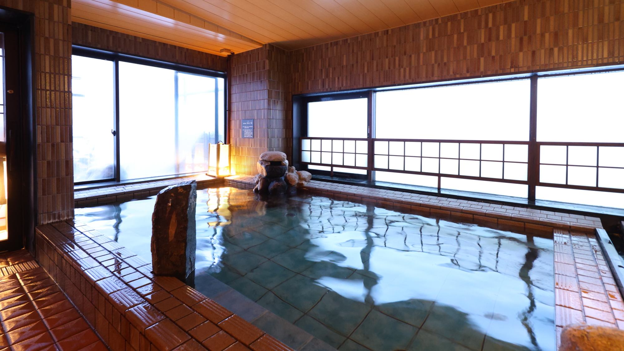 ◆男性大浴場内湯(湯温42°)