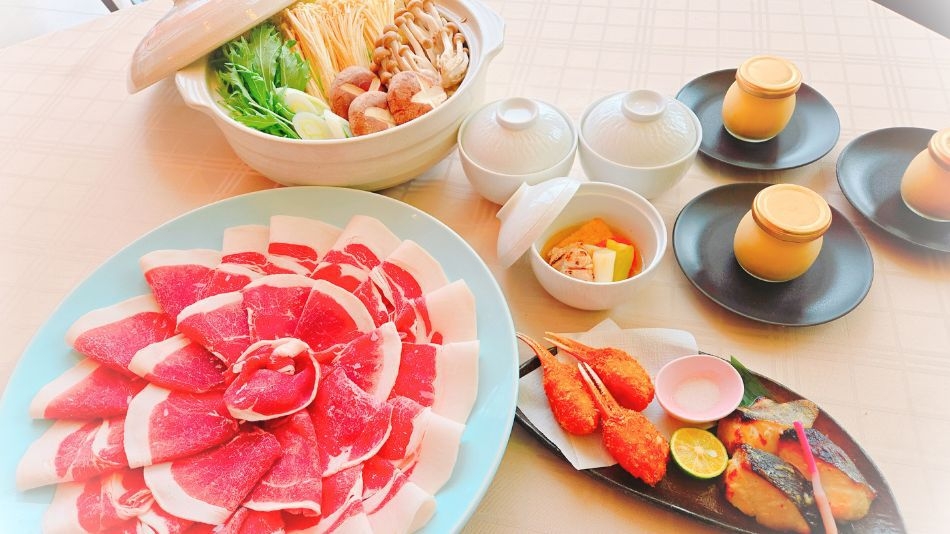 【冬を愉しむ】地元産ジビエ♪ホテルレストランで「ぼたん鍋」満足プラン（2食付）