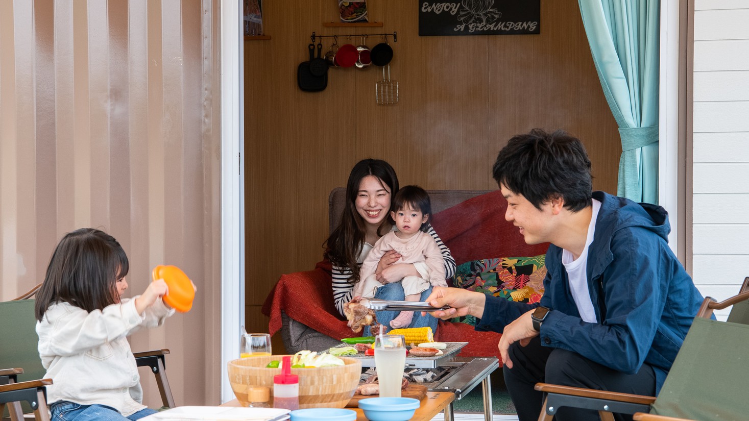 【飲み放題付！】大自然に浸る♪星降る高原で非日常体験☆グランピングプラン2食付