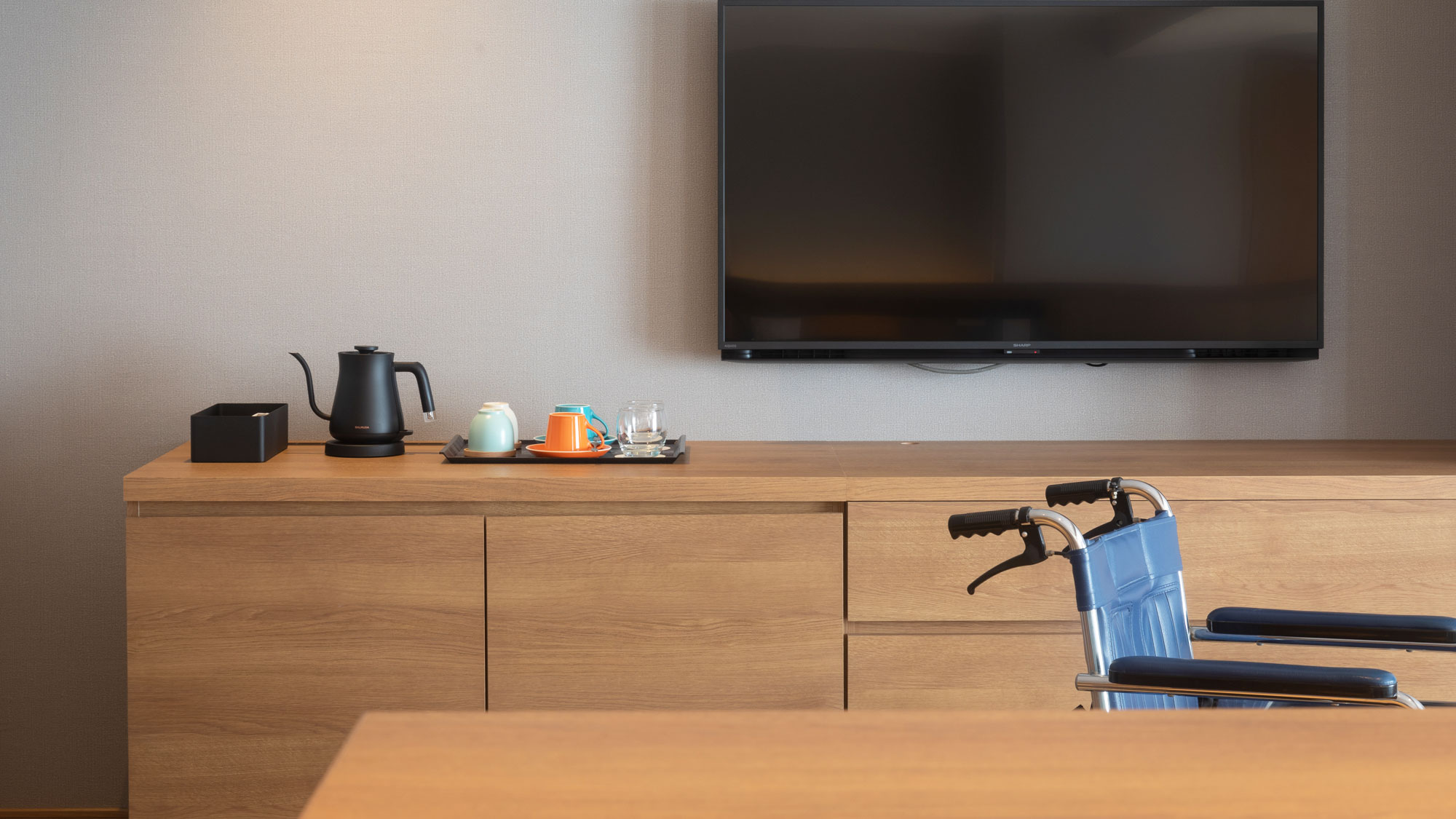 【ユニバーサルタイプ】68.9m² の広々としたお部屋でお寛ぎください。