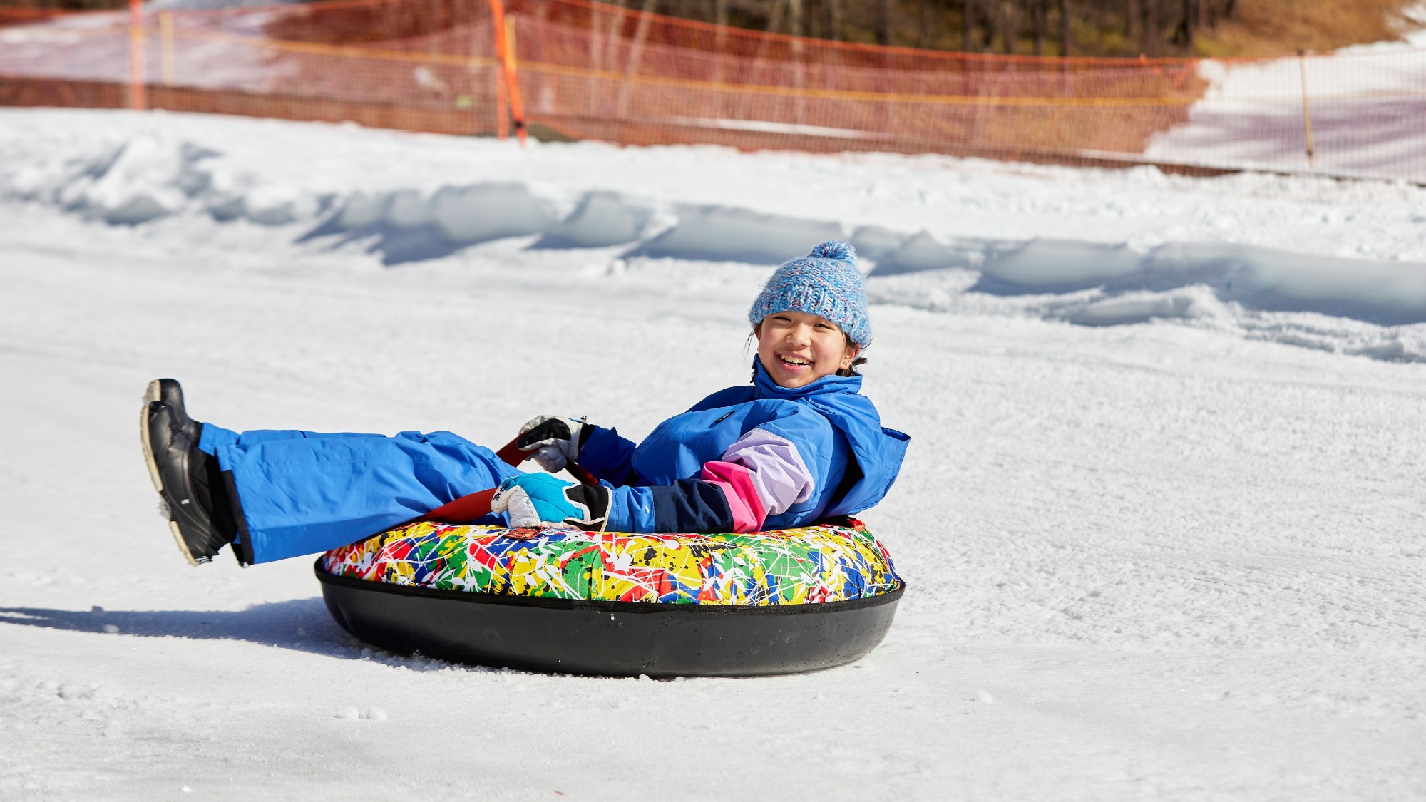 【蓼科東急スキー場】スノーチュービング