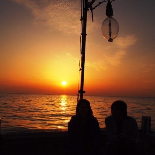 カップルには最高のシチュエーション☆丹後の海で夕陽を満喫！