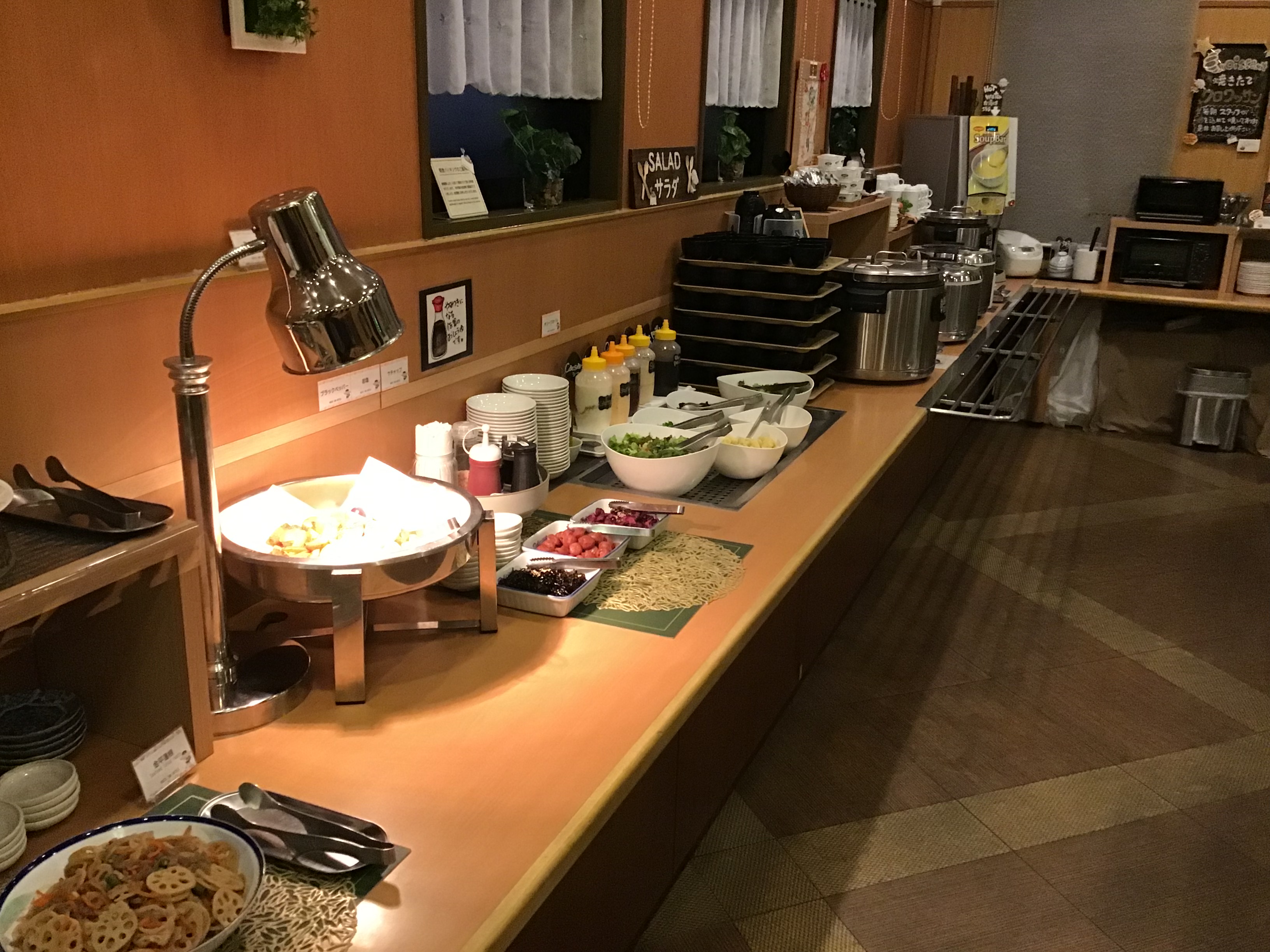 ■１階『花茶屋』30品目以上のバイキング朝食■