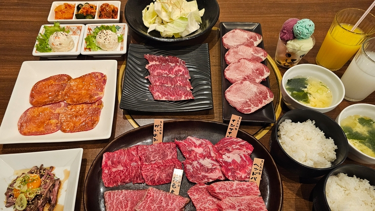 【GKB-fu焼肉】地元ブランド牛「あしたか牛」＆「牛タン・ハラミ」夏の焼肉堪能Bプラン◆1泊2食付