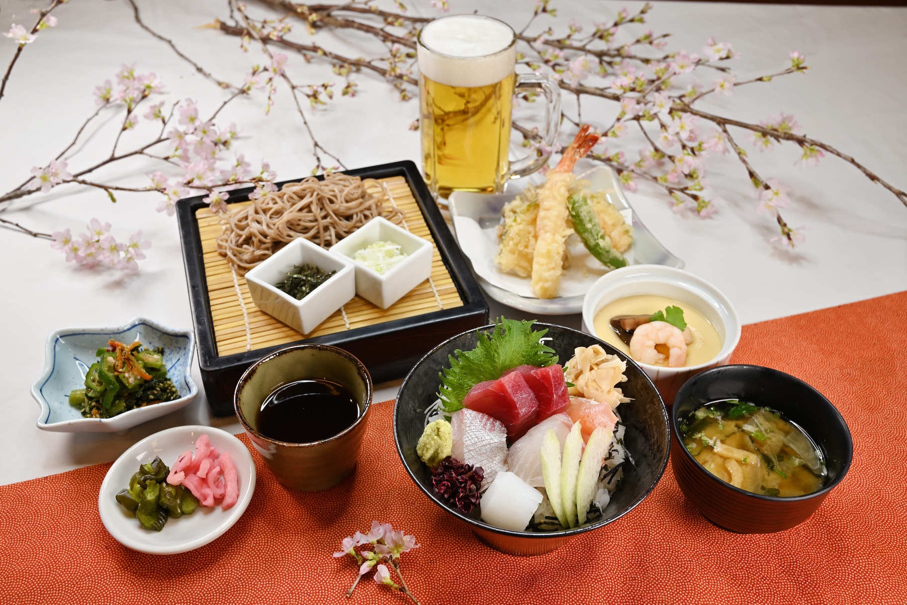 【展望レストラン 楽-raku-】1日5組限定◆春の彩り【なごみ御膳】ワンドリンク付◎1泊2食