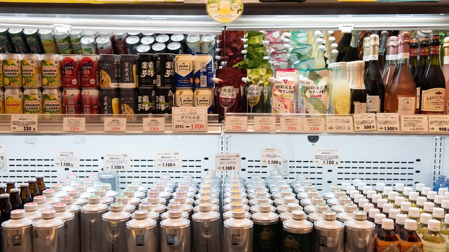 Sakura MARCHE　自社製造御殿場ビールもお土産で販売しております