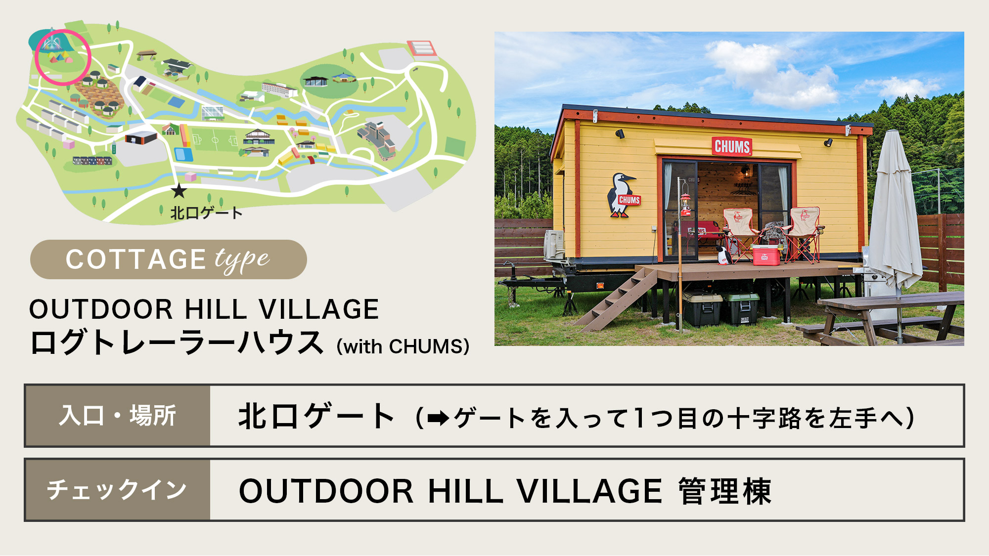 ログトレーラーハウスwith CHUMS