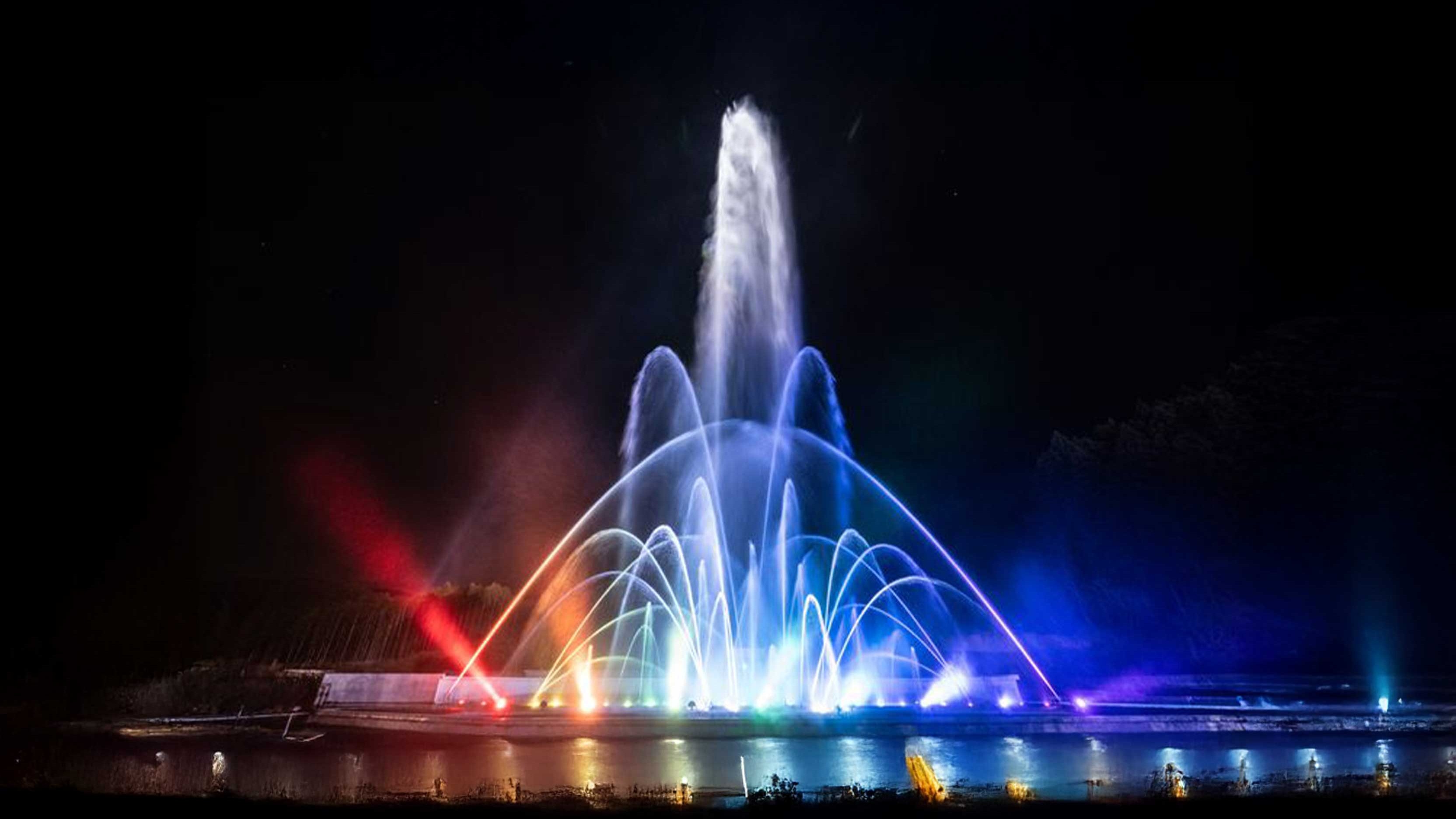 【噴水レーザーショー】