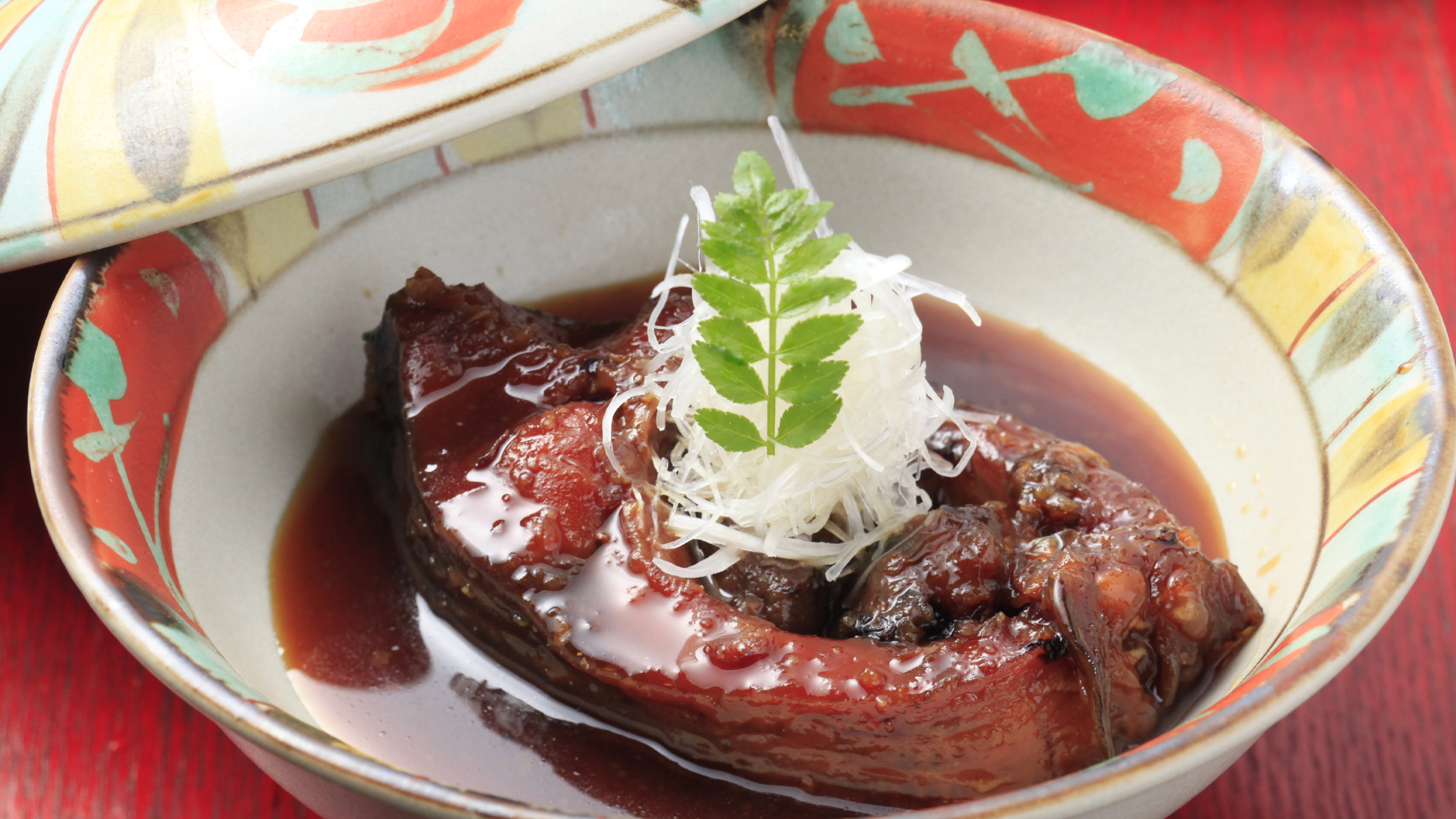 かしわや料理　鯉煮付け