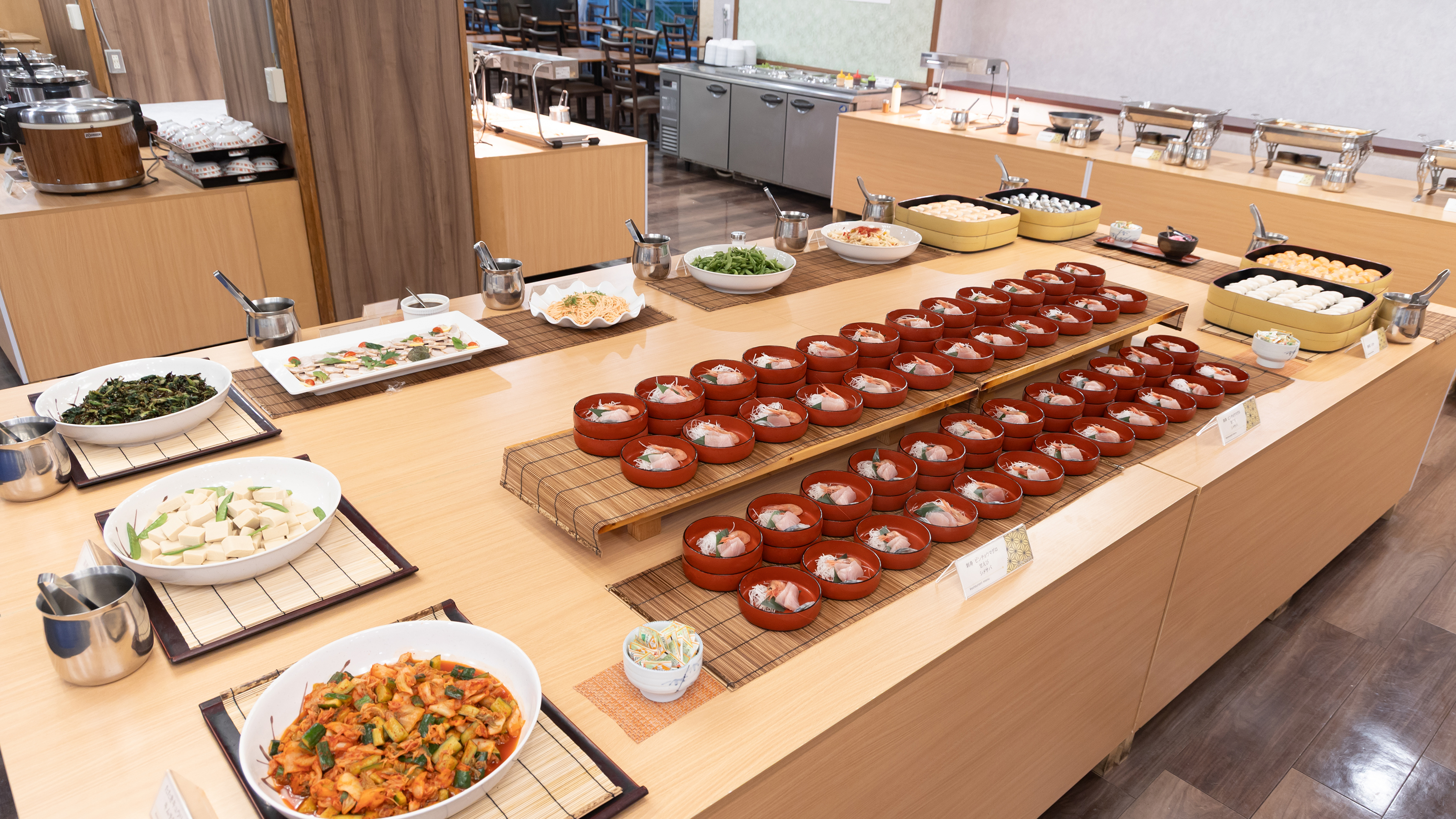 夕食バイキング一例