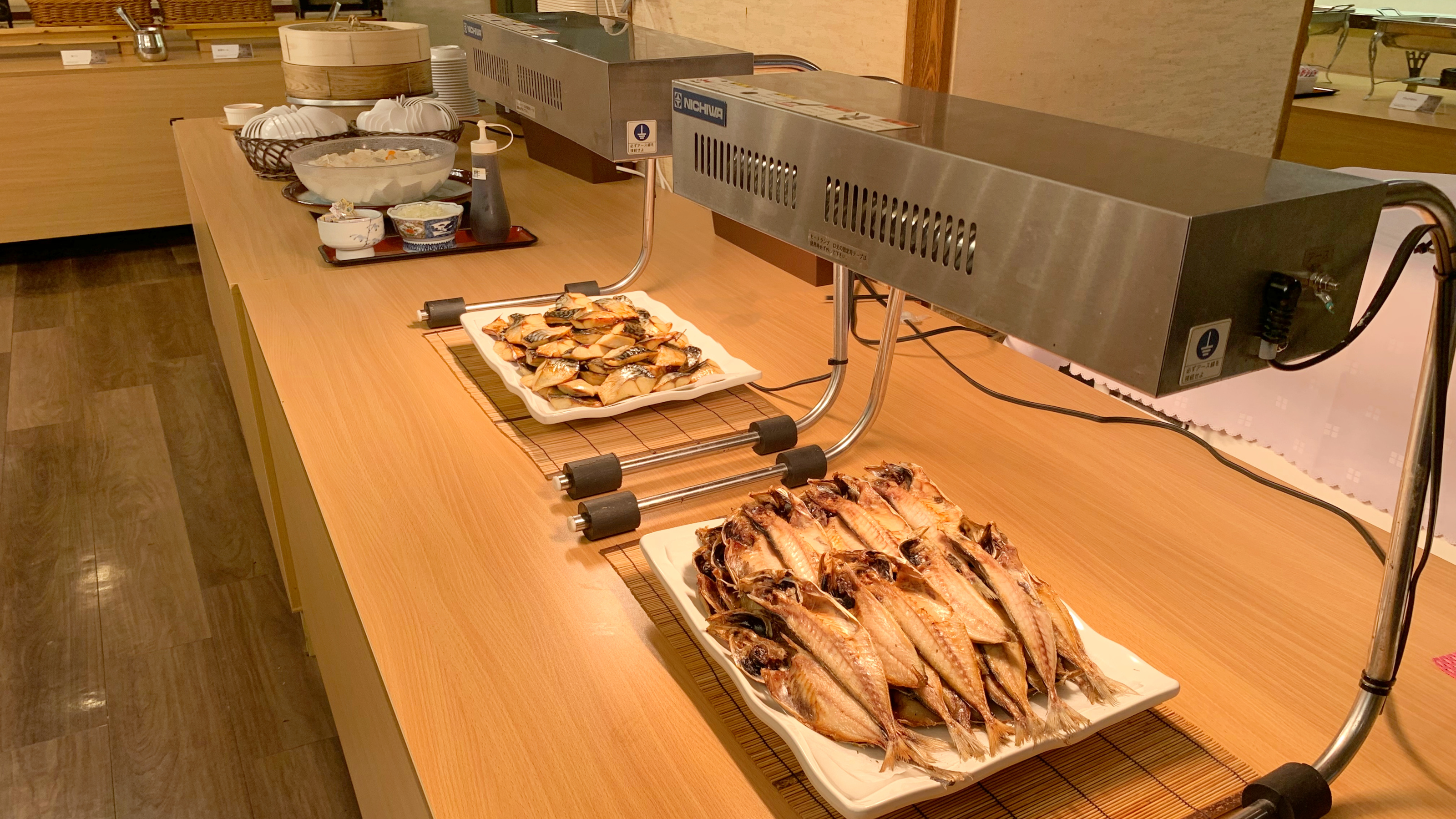 朝食バイキング一例