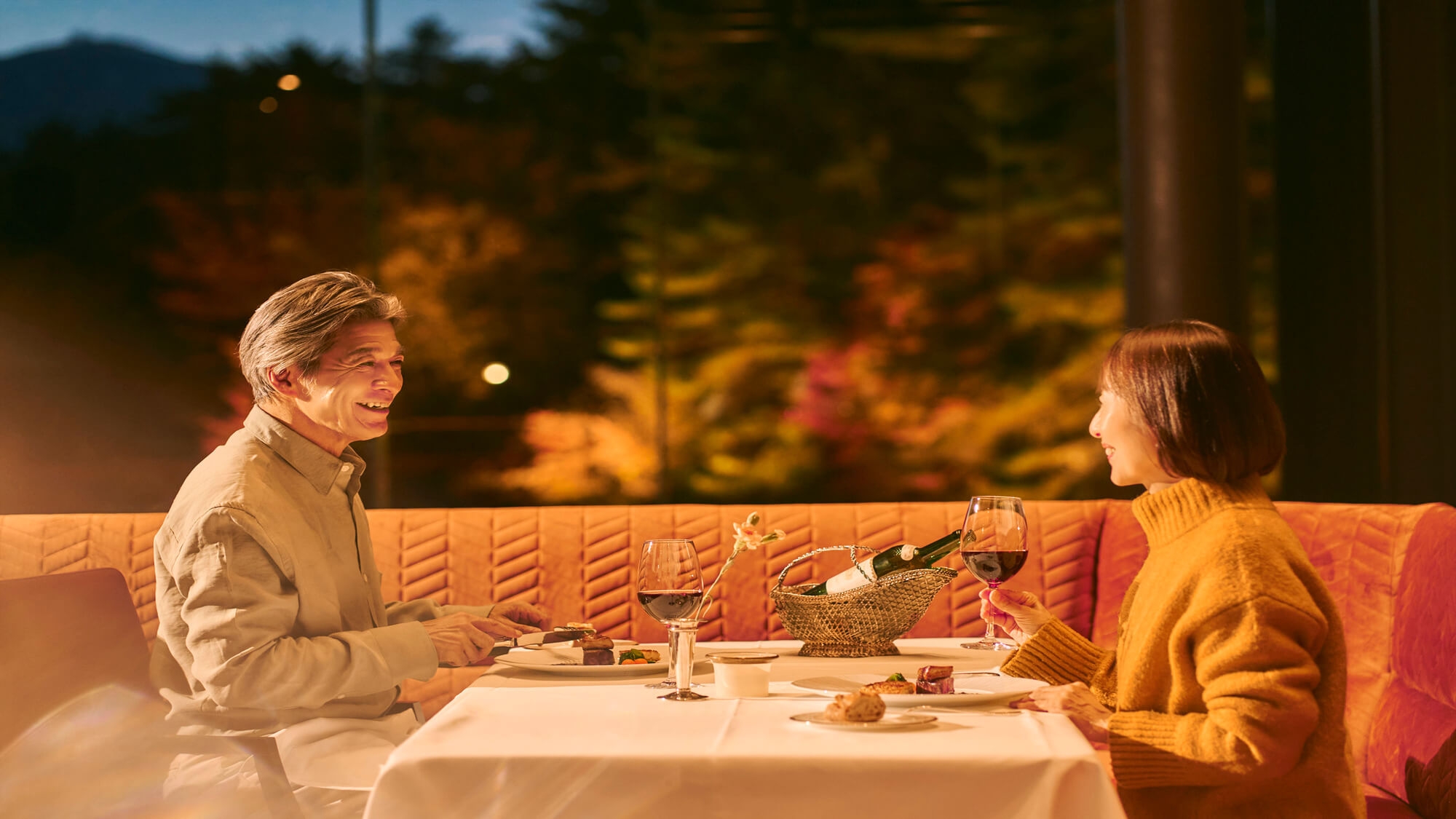 【50才以上限定】ボーセジュールで味わうエッセンスディナーコース付きステイ 夕食付き