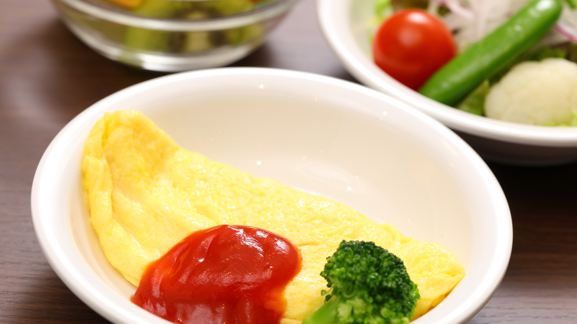 【朝食】オムレツ　ご注文をいただいてお作りします！出来立てをどうぞ♪