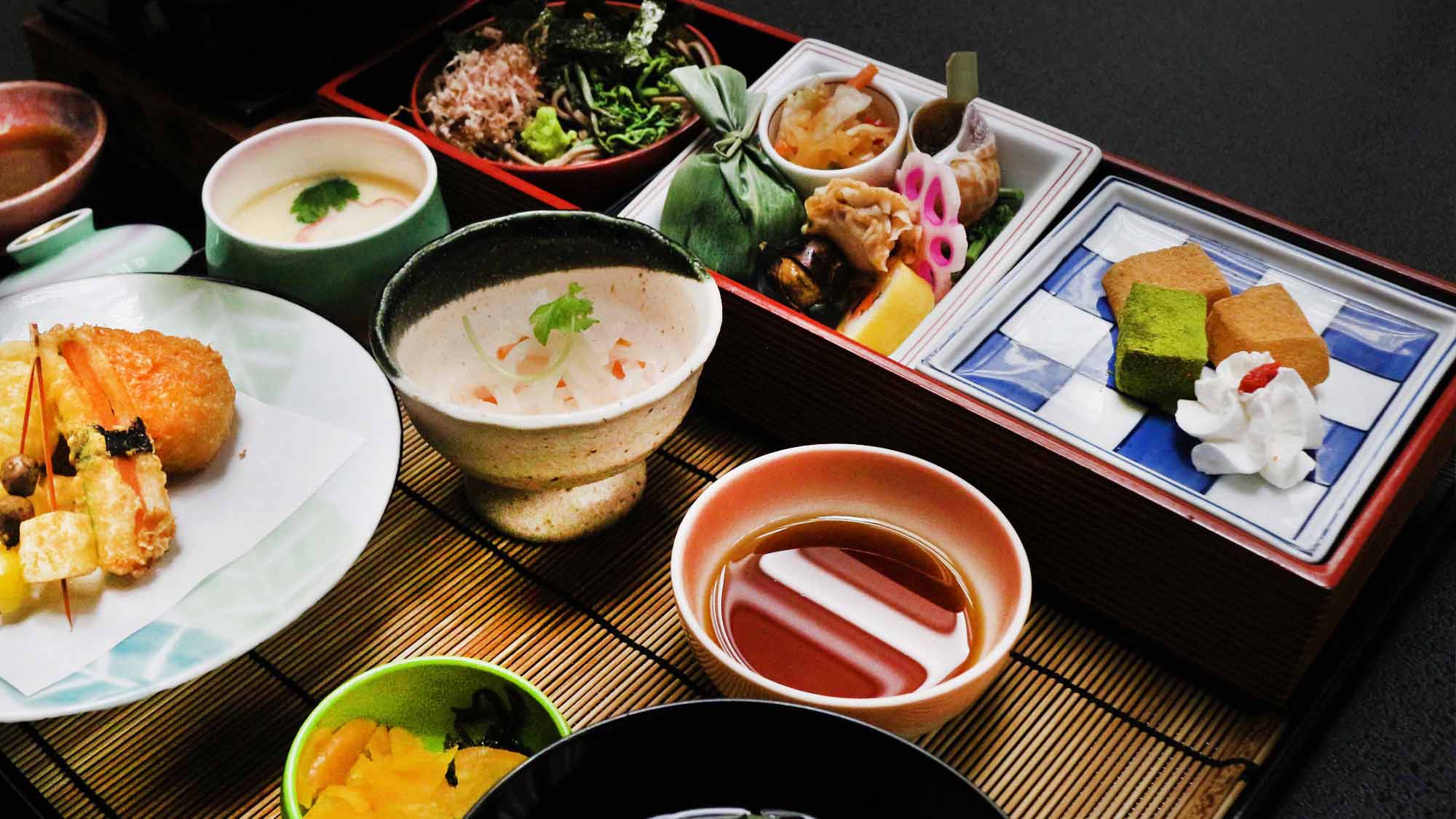夕食：天麩羅定食