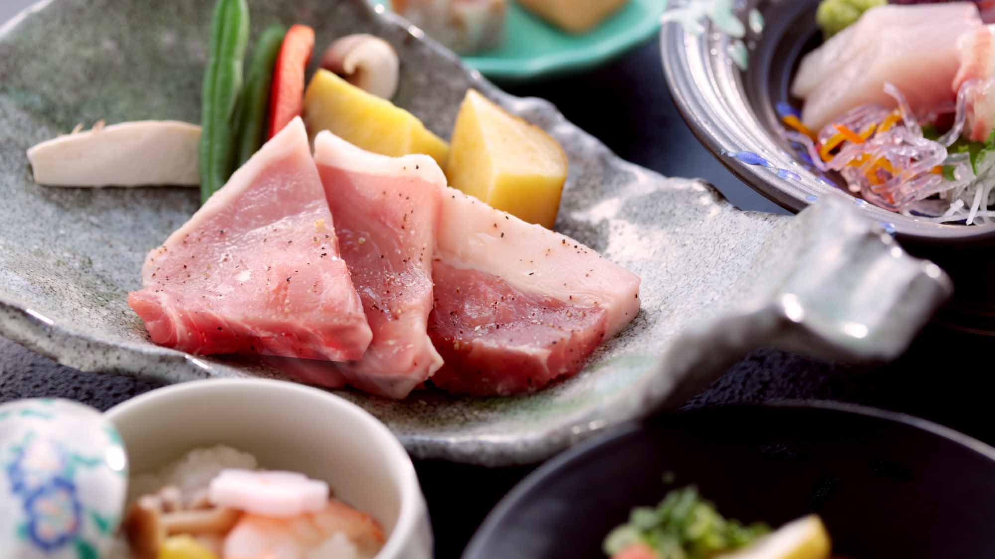 夕食：徒然草コース