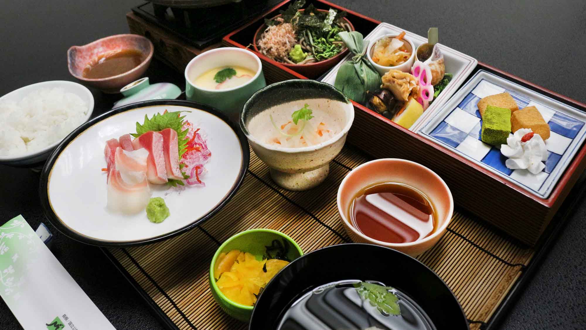 夕食：刺身定食