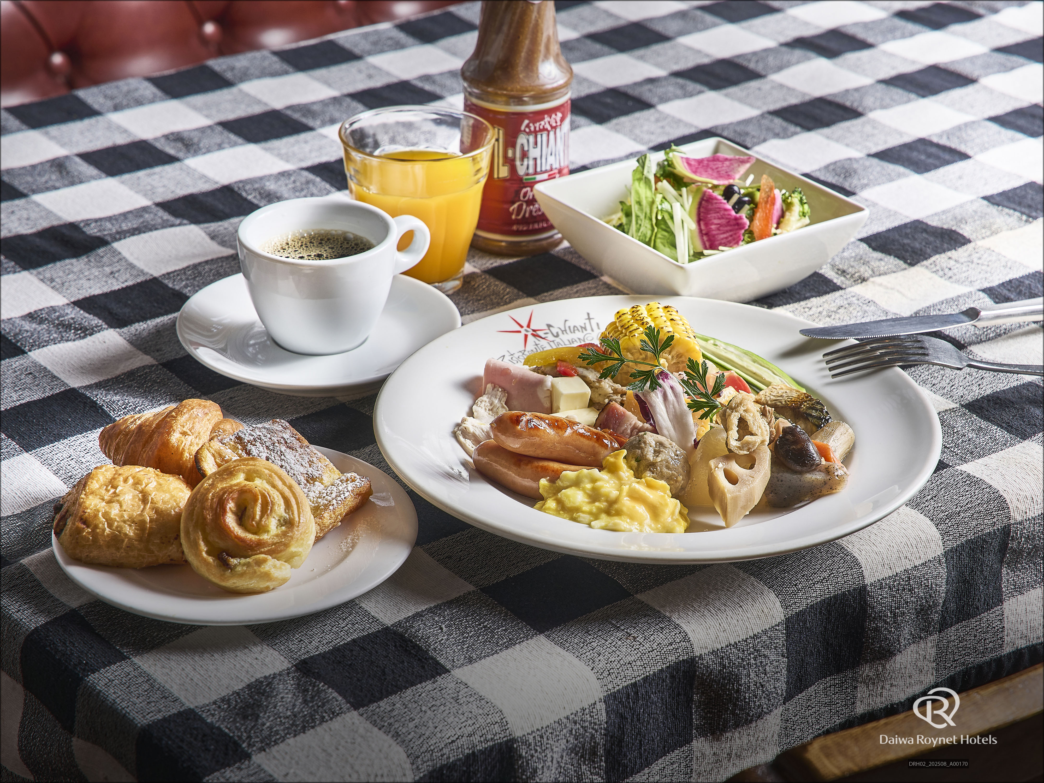 朝食盛り付けイメージ