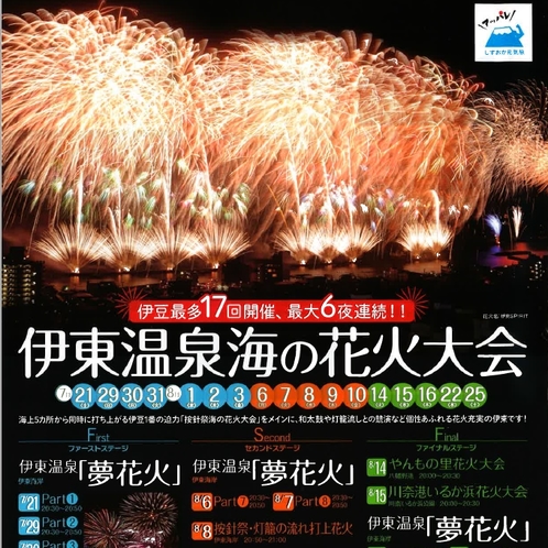 伊東温泉海の花火大会「夢花火」