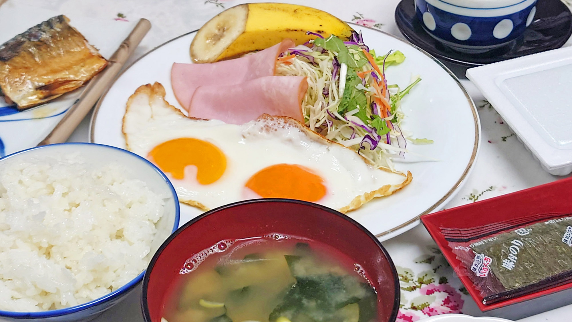 【朝食】家庭的な優しい朝食です
