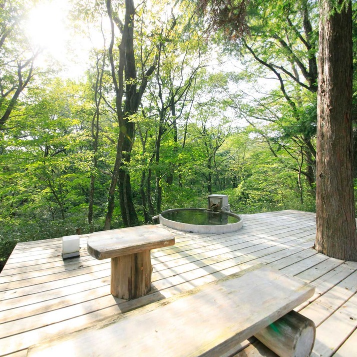 Forest sky with open-air bath "Oborotsuki"