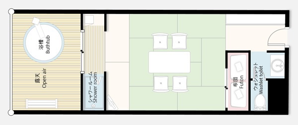 本館：和室露天ルーム