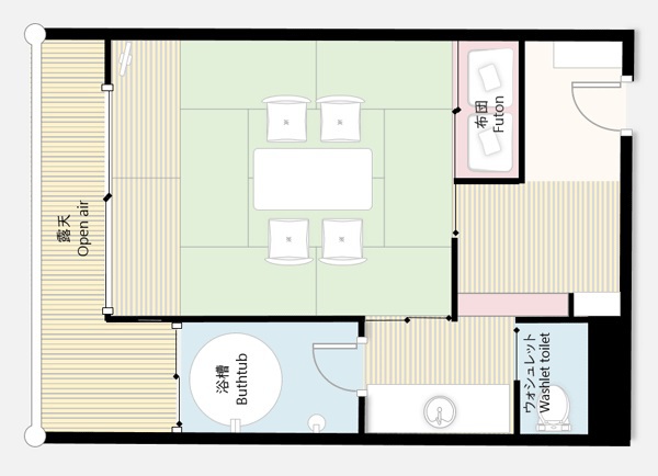 新館：オーシャンビュー和室ルーム