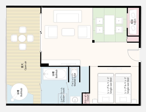 本館：ユーラシアスイートルーム