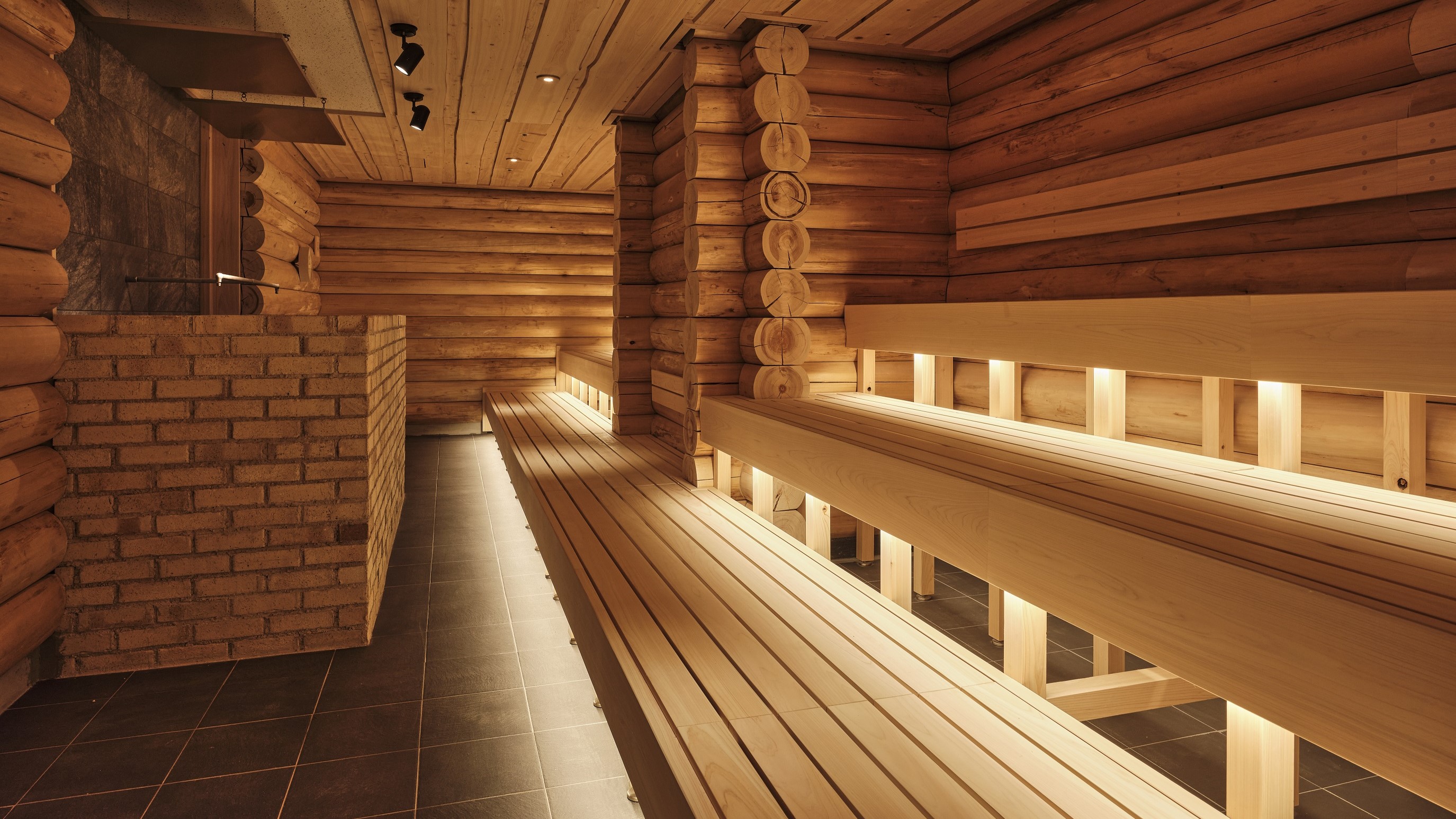 本館4階 男湯 ログサウナ