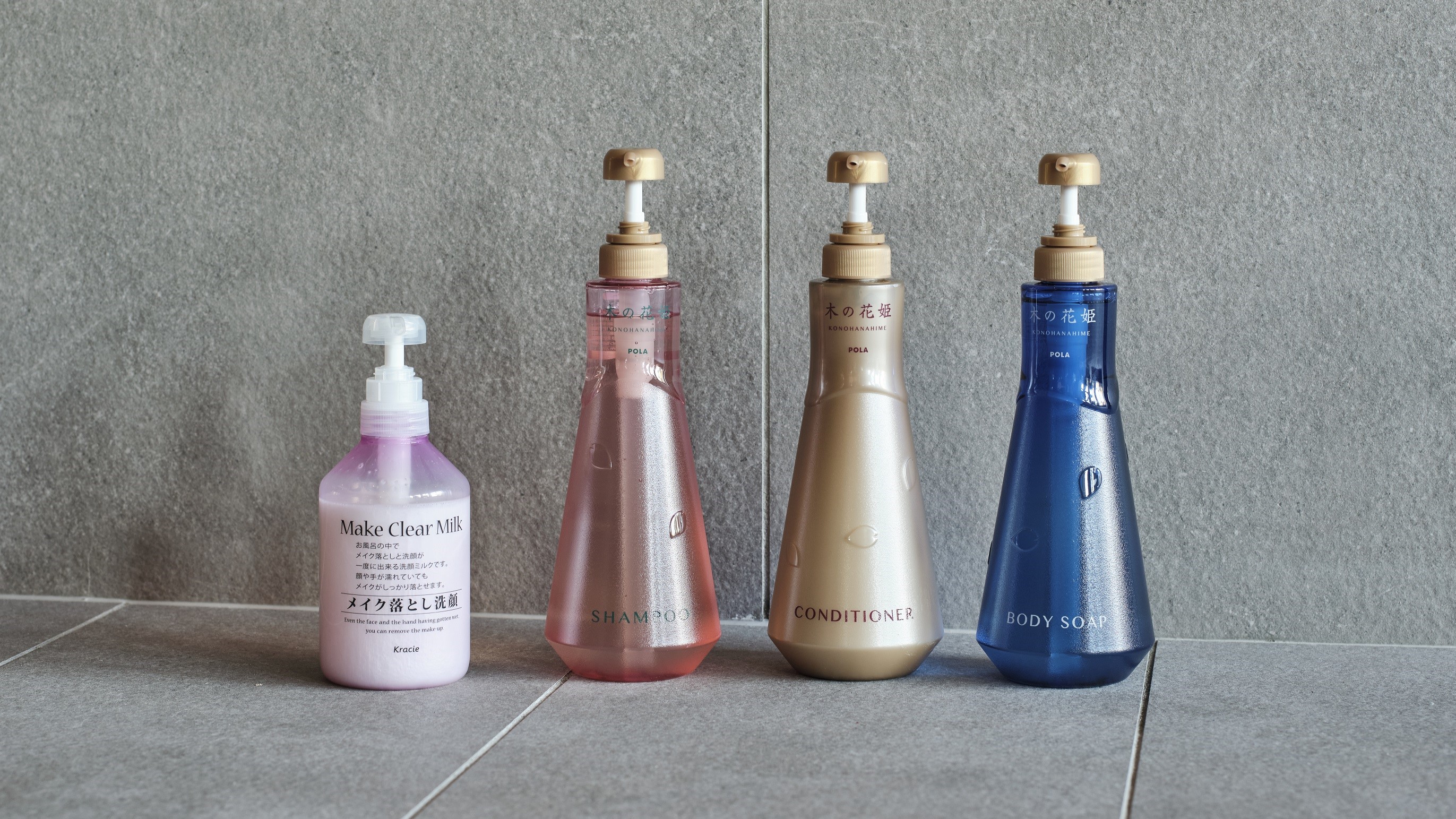 本館4階 女湯 浴室内アメニティ