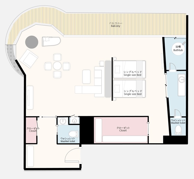 新館：プレミアビュースイートルーム