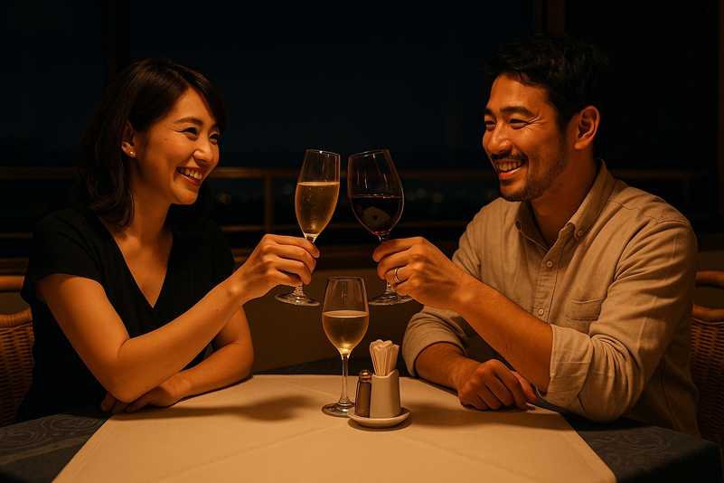 ＜季節の創作和食料理＞食事に合わせたソムリエセレクト「ペアリングワインセット3種付き」