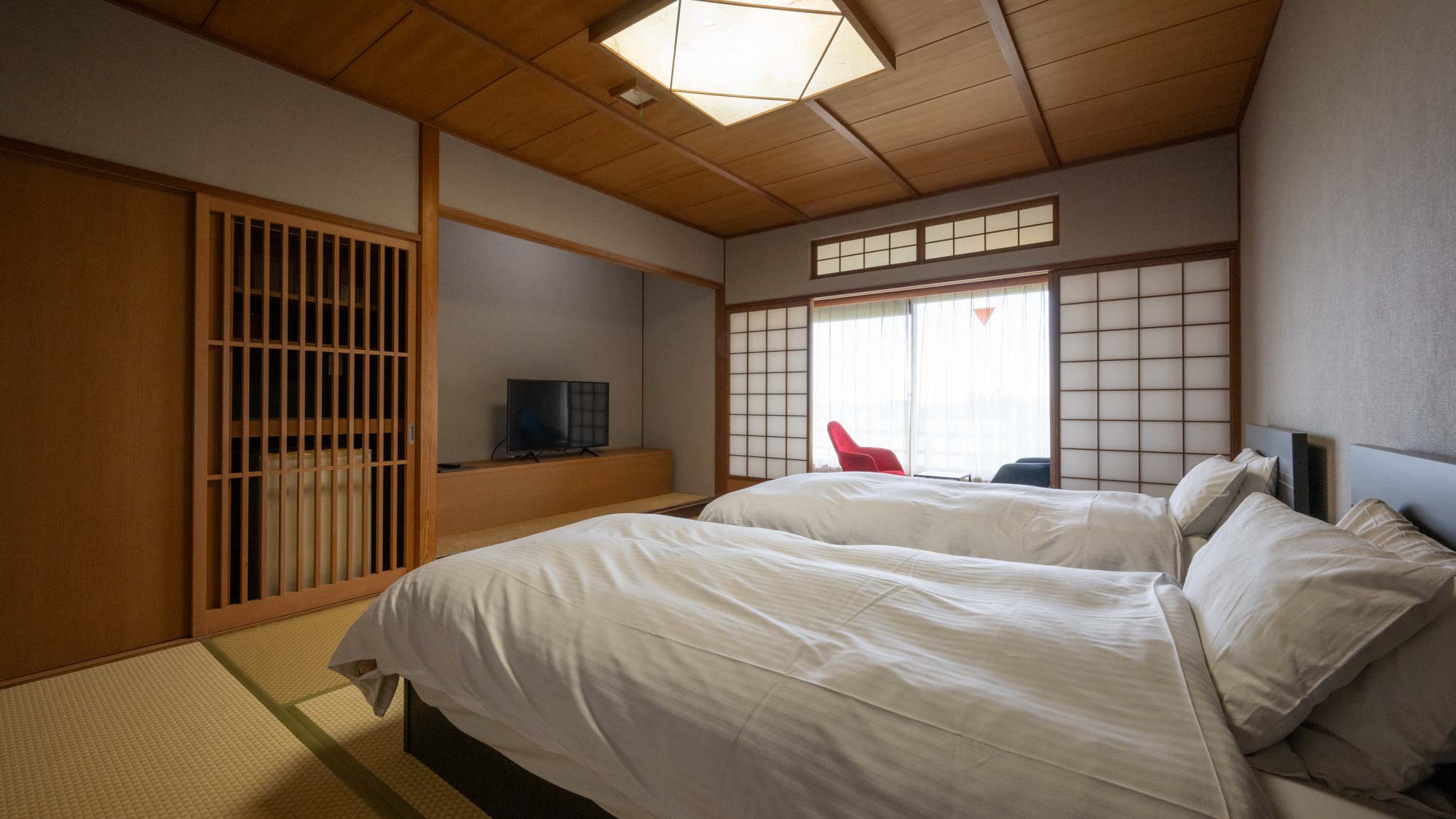 客室一例｜泰平　和室ツイン　禁煙