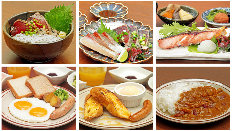 朝食メイン料理