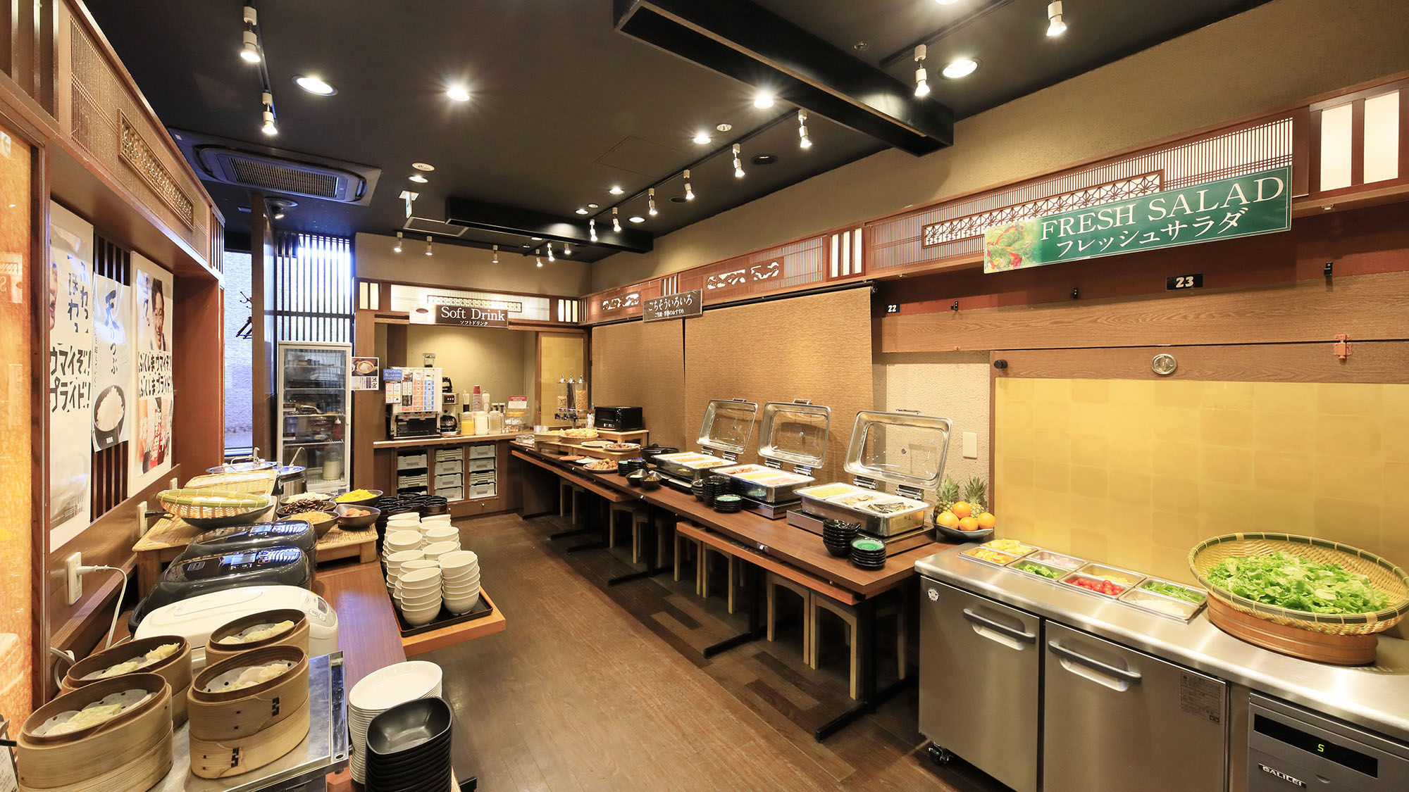 【千年の宴】朝食は6:30から10:00まで約50種類のバイキングをお楽しみいただけます！