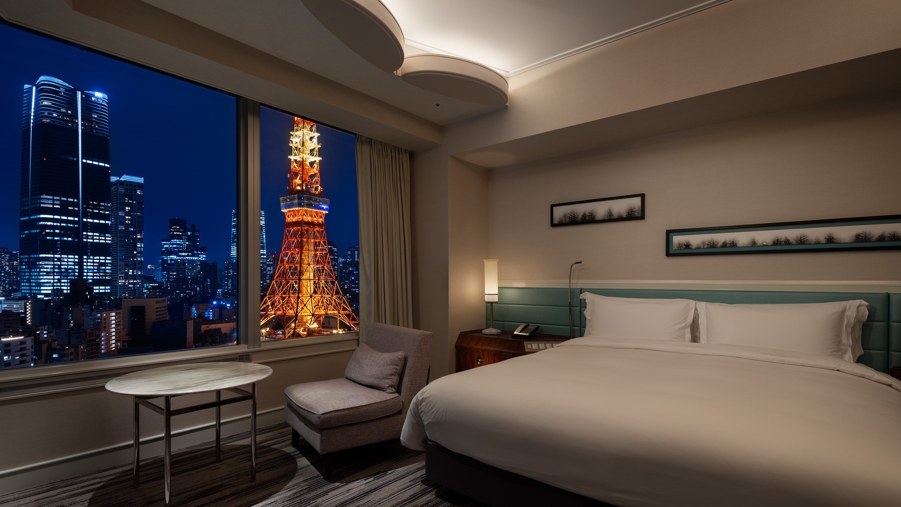 【東京タワー側】パノラミックコーナーキング(夜景)